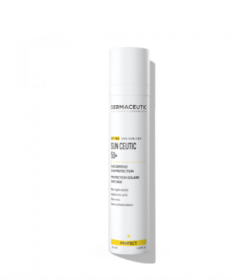 SUN CEUTIC 50+,AGE DEFENSE SUN PROTECTION/Защита от солнца для защиты кожи от признаков старения. 50мл 