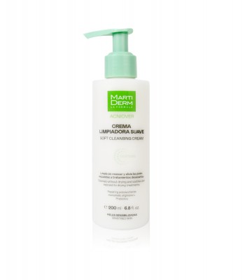 Martiderm ACNIOVER RESTORE CREMA LIMP SUAVE, 200 мл (Увлажняющий очищающий крем – молочко для ежедневного очищения чувствительной и пересушенной кожи склонной к акне)