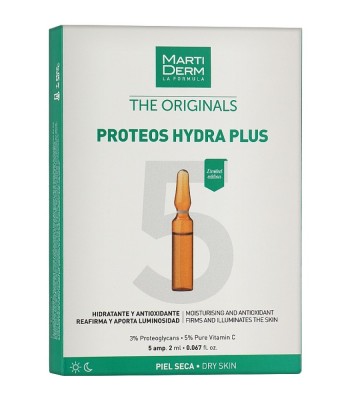 MartiDerm Proteos Hydra Plus  Ампулы для сухой и обезвоженной кожи 5 х 2 мл.